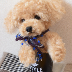 トイプードル　羊毛フェルト　羊毛　うちの子　プレゼント　として　といぷーどる　犬　リアル犬 2枚目の画像