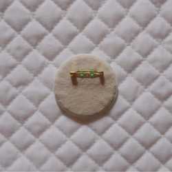 【刺繍】黄パプリカのブローチ 4枚目の画像