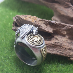 邪魔なドラゴンのリング 指輪・リング 林檎屋 通販 10933654｜Creema