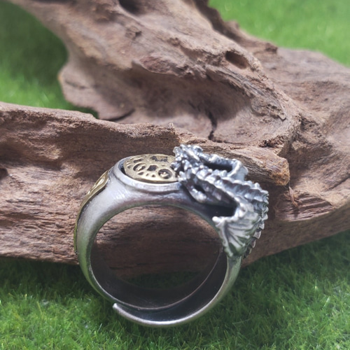 孤品ドラゴンデザイン シルバー925リング 孤品ドラゴンデザイン シルバー925リング