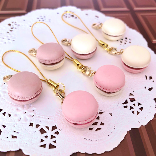 「新商品」に関するプレスリリース チョコレート&いちごミルクマカロン♡ストラップ/チャーム キャラクターグッズ
