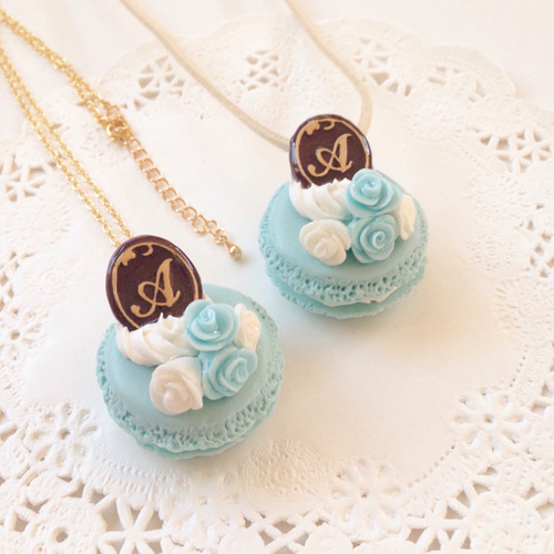 ローズアリスマカロンのネックレス/キーホルダー✧* ネックレス  