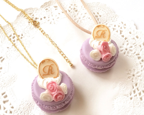 ローズラプンツェルマカロンのネックレス/キーホルダー✧* ネックレス