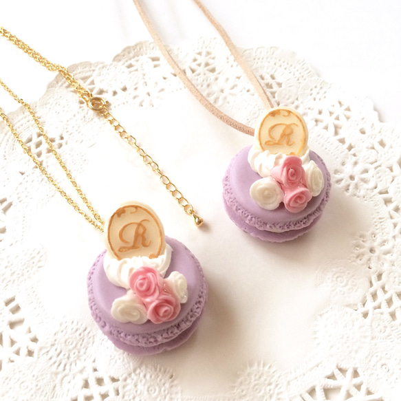 ローズラプンツェルマカロンのネックレス/キーホルダー✧* ネックレス