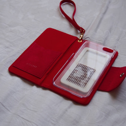 smart phone case < red > √ 受注生産 5枚目の画像