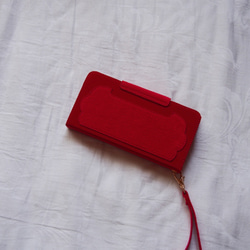 smart phone case < red > √ 受注生産 6枚目の画像