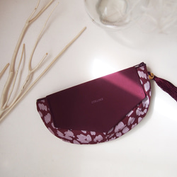 FLYING CLUTCH POUCH / burgundy 1枚目の画像