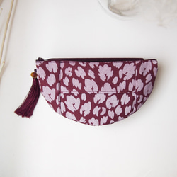 FLYING CLUTCH POUCH / burgundy 3枚目の画像