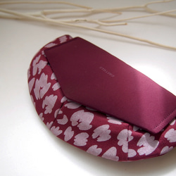 FLYING CLUTCH POUCH / burgundy 4枚目の画像