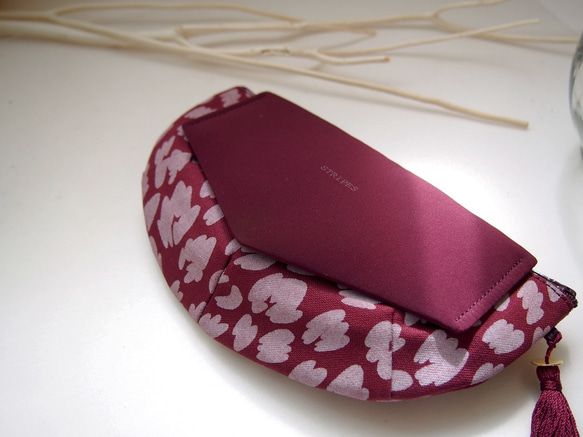 FLYING CLUTCH POUCH / burgundy 4枚目の画像