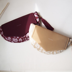 FLYING CLUTCH POUCH / burgundy 6枚目の画像