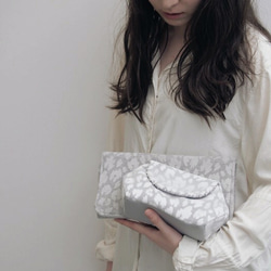 【 outlet price 30% off 】 LEOPARD CLUTCH POUCH / khaki 7枚目の画像