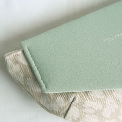 FLYING CLUTCH POUCH / opal green  < 受注生産 > 7枚目の画像