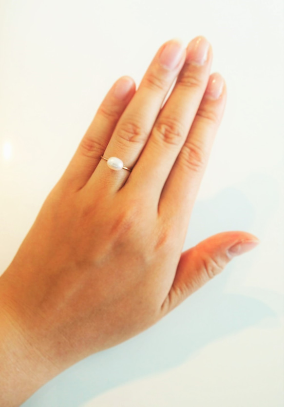 14kgf＊BIG fresh water pearl ring 第4張的照片