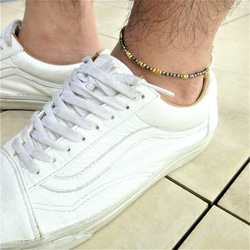 MENS 14kgf*Stones anklet／bracelet 第6張的照片