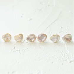 Creema限定 14kgf*Freshwater Pearls earring WHT 2枚目の画像