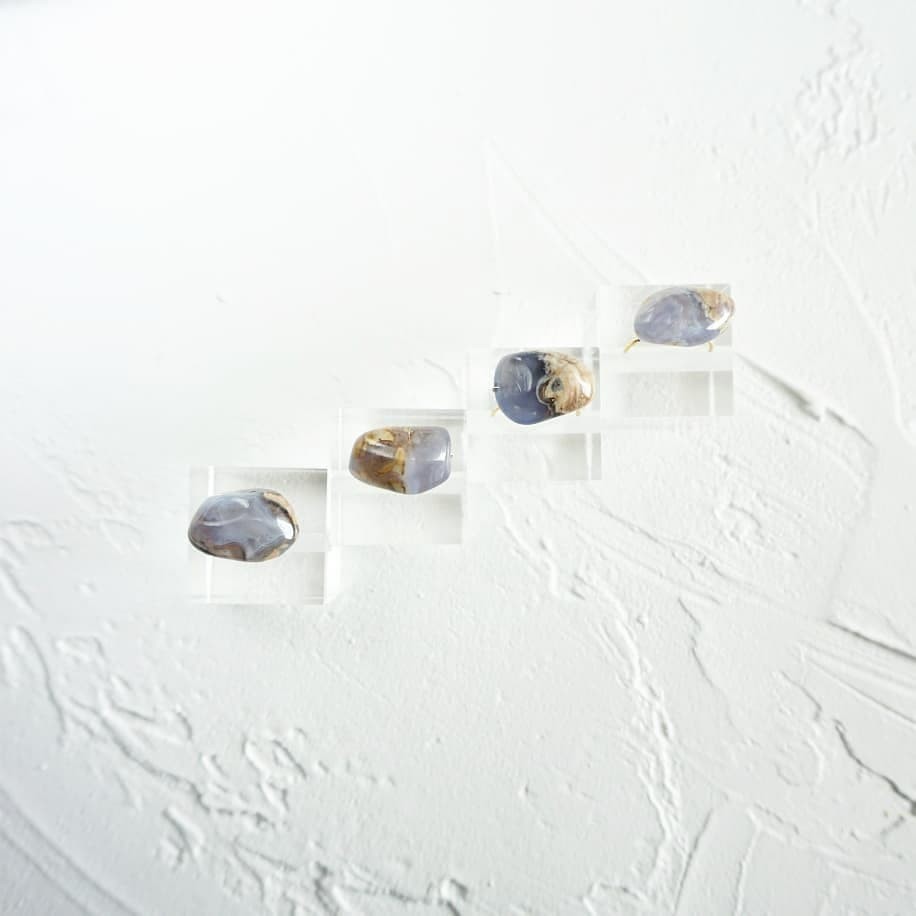 送料無料14kgf*Blue Chalcedny ring / 9/11/13/15号