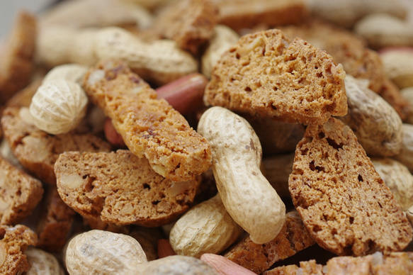 【Mサイズ】Biscotti di Chiba peanuts（千葉県産ピーナッツ）70g（国産小麦100％） 4枚目の画像