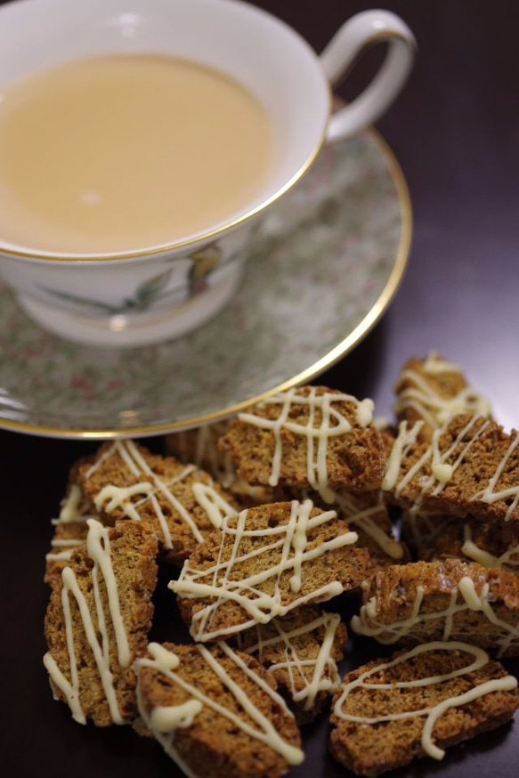 【Lサイズ】Biscotti di Royal Milk Tea(ロイヤルミルクティ）140g 2枚目の画像