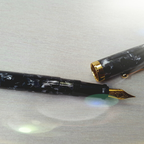 手づくり万年筆セルロイド軸 ペン・筆記用具 リコピン 通販 4067626