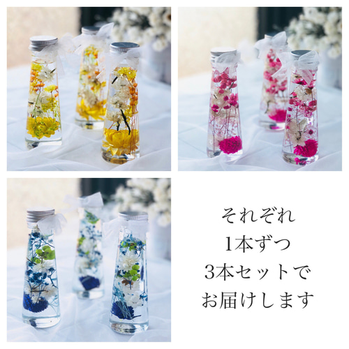 展✦可愛い✦春爛漫・ミニハーバリウム3本セット