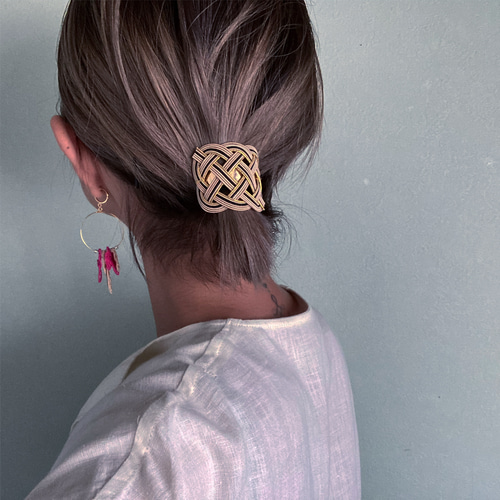 cross knot〉 水引ポニーフック ポニーフック・ヘアカフス emi 通販