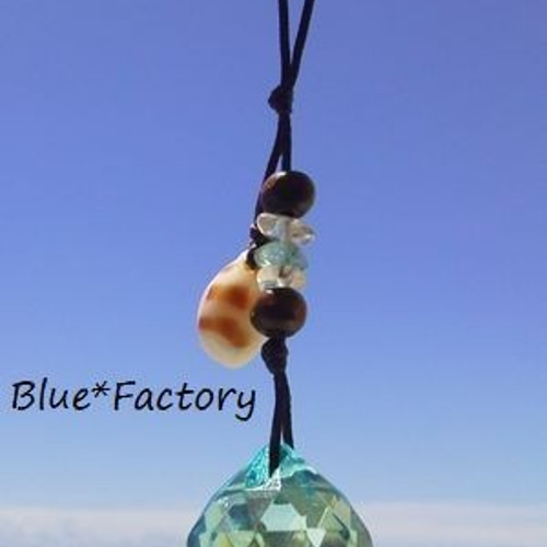 再販】海色サンキャッチャー ショート ナチュラル＆シェル サン