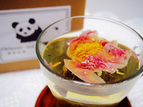 新商品❗️ 6種のお花が入った 中国茶 プーアル茶 3枚目の画像