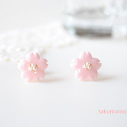 sakura ピアス * 桜 1枚目の画像