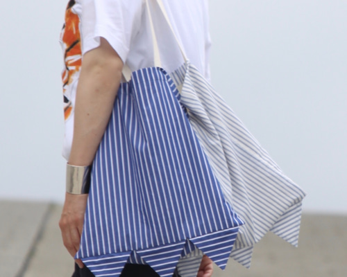 トートバッグトートバッグ ストライプ トートバッグ CATS FACE 通販