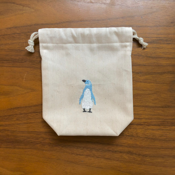 ペンギン巾着袋 5枚目の画像