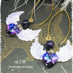 16kgp Angel wings ピアス☆。.:＊・゜ 2枚目の画像