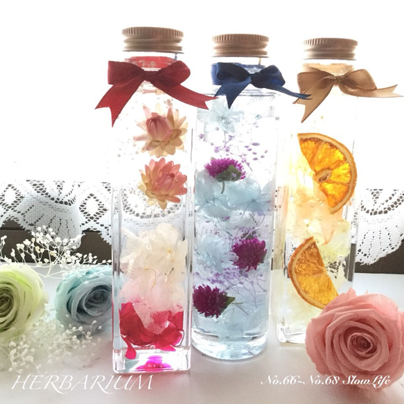 オーダー品 ハーバリウム ドライフラワー プリザードフラワー 窓辺