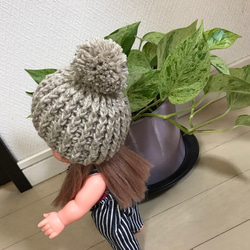 メルちゃん ニット帽 2枚目の画像