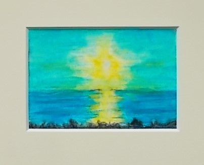 絵画 インテリア 水彩画 額絵 憧れの風景 空と海と光と 絵画 susa-art