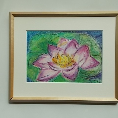 三々サイズソフトパステル水彩画絵画アートインテリア