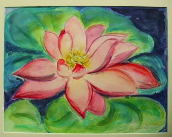 三々サイズソフトパステル水彩画絵画アートインテリア