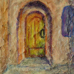 絵画 インテリア  夢の中の風景　扉２ 2枚目の画像