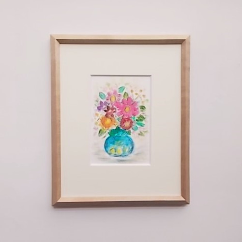 絵画・額縁・水彩画・鶴 十帆・ローテンブルク(ドイツ)・美術品