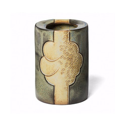 透かし彫り模様　壺型 一輪挿し　3点セット 透かし彫り花入 一輪挿し・花瓶・花器 登坂和嗣 通販 15398429