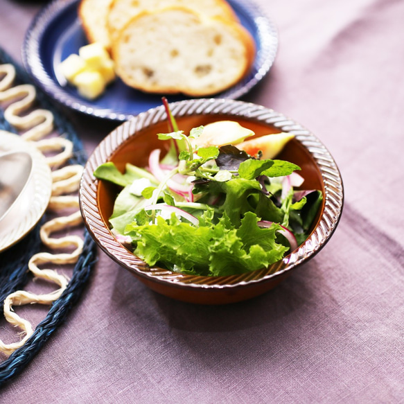 値下【美品】  フルレース　ディーププレート　3P blur 13cm deep plate お椀・ボウル・鉢 POTPURRI 通販 9737036