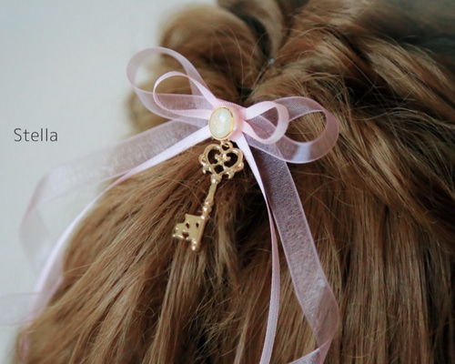 ヘアアクセサリー alisa Jewel VOX バレッタ ヘアアクセ アセチ ダスト加工 スクエア