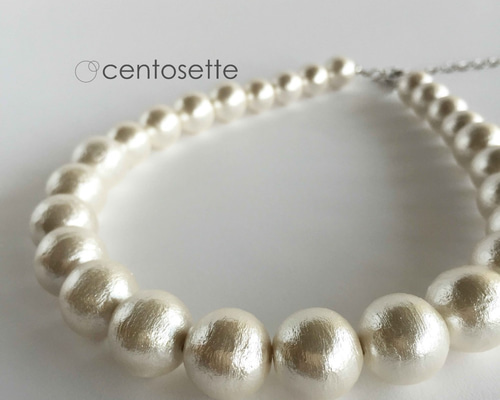 コットンパール　ネックレス/チョーカー 楽天市場】8mm コットンパール チョーカー ネックレス R-days