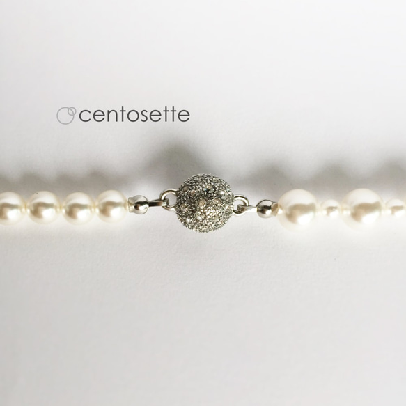 [再次上架] 水晶珍珠和水晶 Y 形項鍊，適合任何場合 第5張的照片