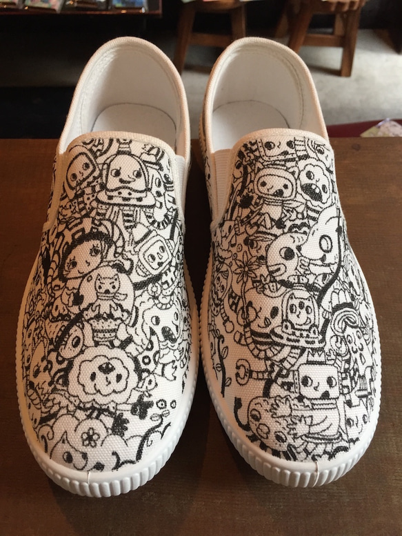 rakish crown〜手書きスリッポン〜 スリッポン colone 通販
