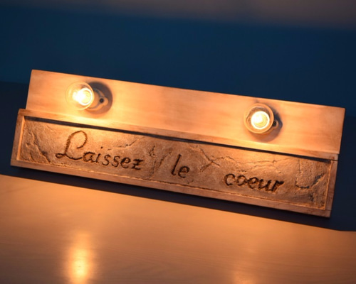 Mobil 1 看板 照明 アンティーク ビンテージ 光る造形看板 アンティーク 看板 レトロ カフェ 造形モルタル 姫家具