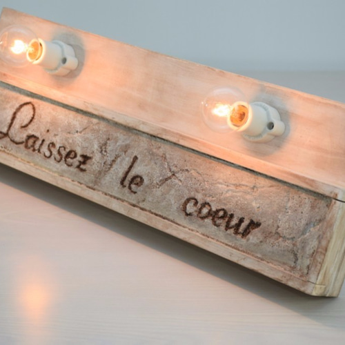 光る造形看板 アンティーク 看板 レトロ カフェ 造形モルタル 姫家具