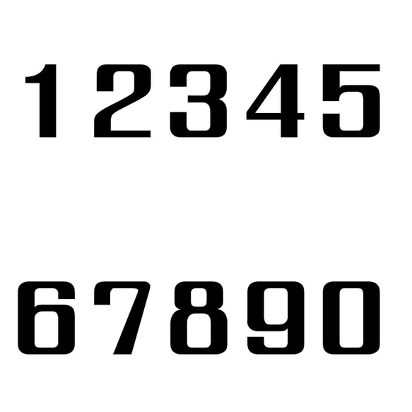 選べる数字✽帆布ショルダーバッグ(白) 5枚目の画像