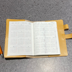 ヌメ革で作った ほぼ日手帳カバー/hobonichi original 2枚目の画像