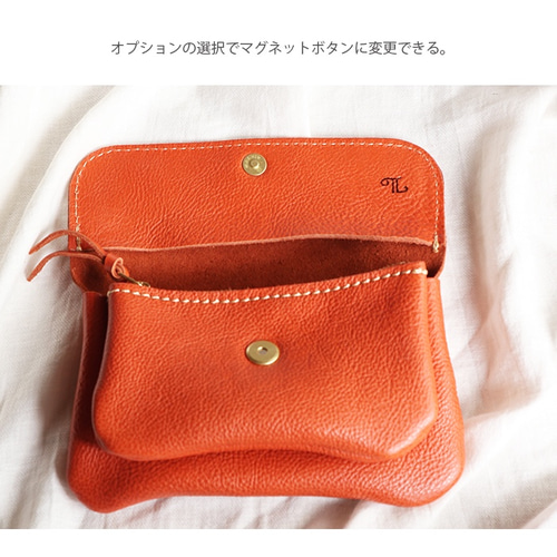 オレンジ色　素敵、可愛い長財布 楽天市場】【新色オーク入荷】財布 レディース 長財布 がま口 本